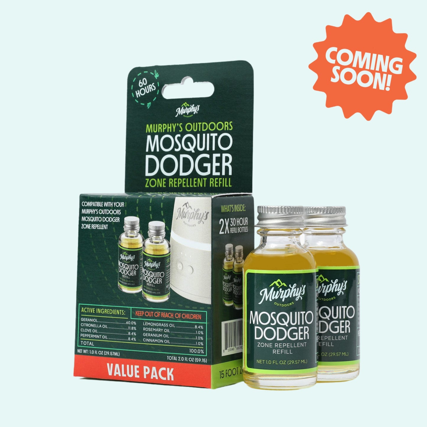 Mosquito Dodger Zone Repellent Refill - Case of 6