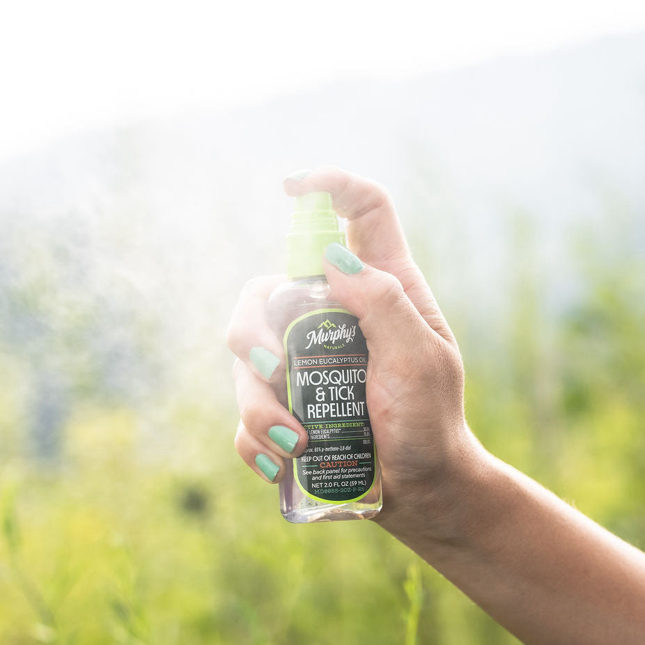 Lemon Eucalyptus Oil Mosquito and Tick Repellent Spray (2oz) - Display of 6