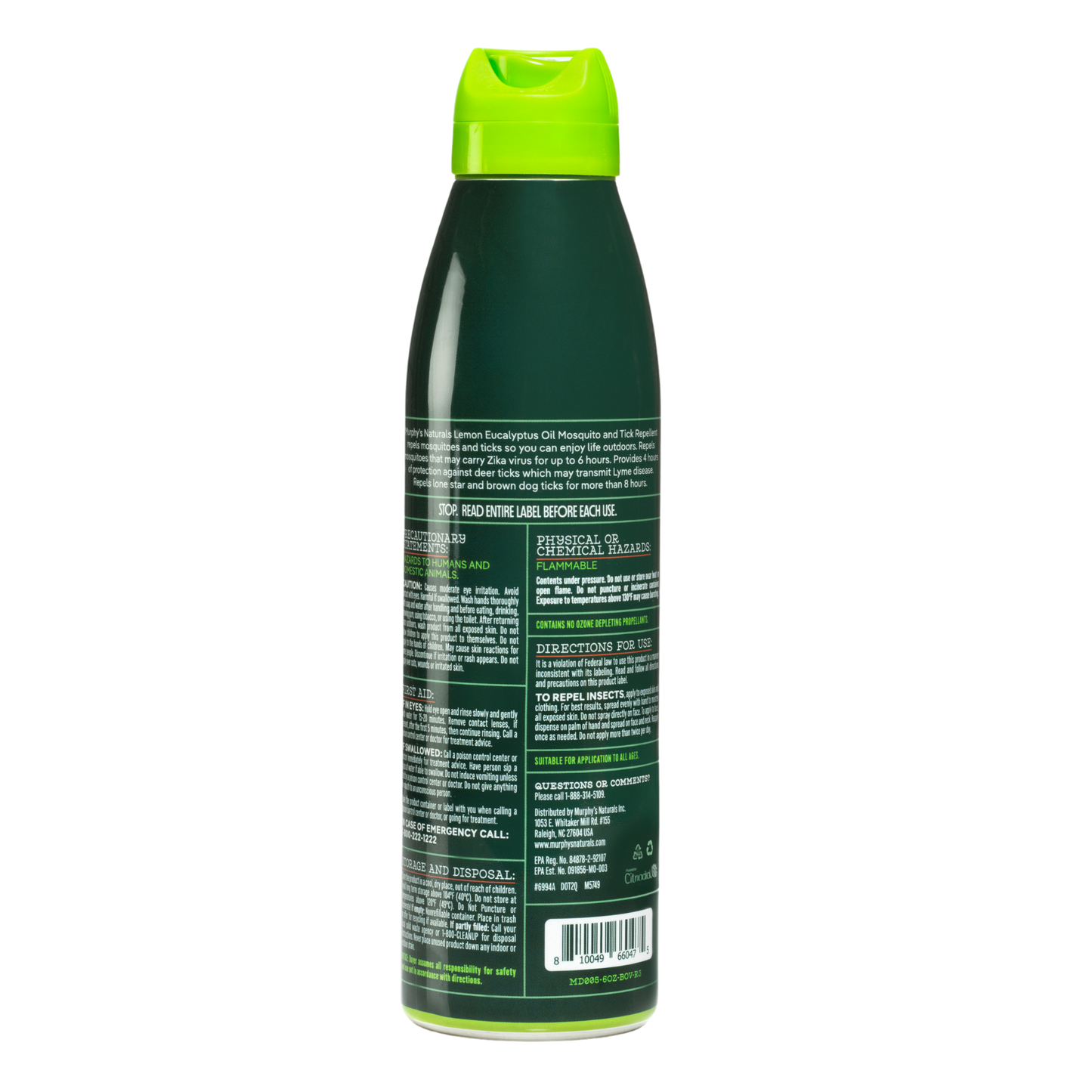 Lemon Eucalyptus Oil Mosquito & Tick Repellent Mist (6oz) - Display of 6