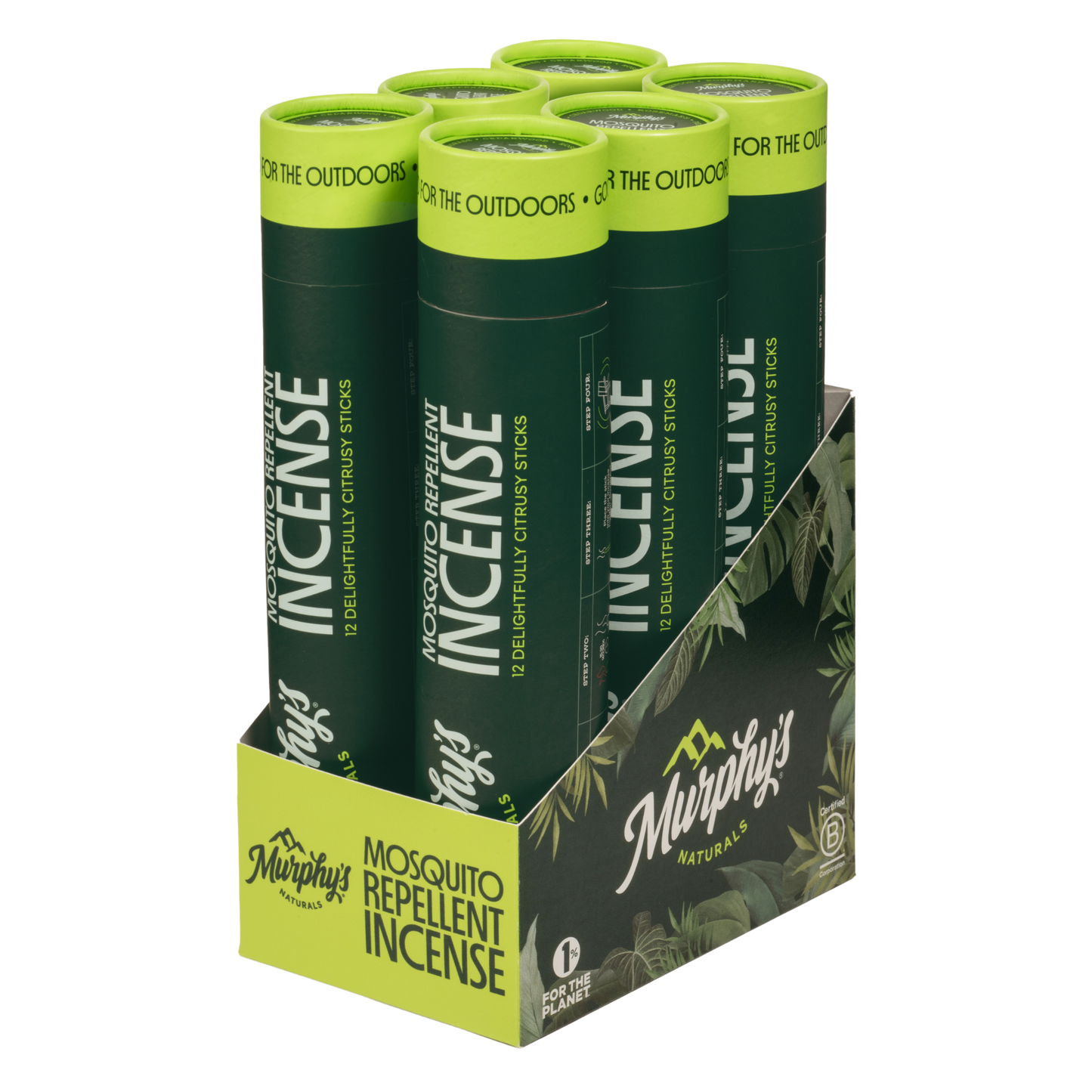 Mosquito Repellent Incense Sticks (12 sticks/tube) - Display of 6