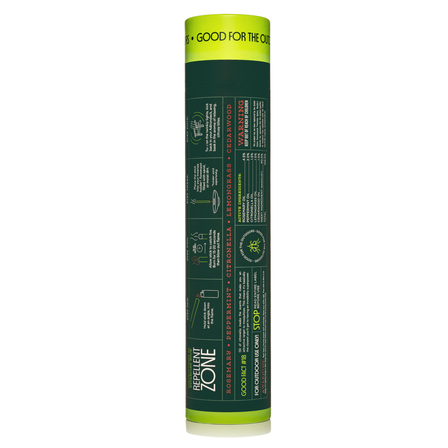 Mosquito Repellent Incense Sticks (12 sticks/tube) - Display of 6