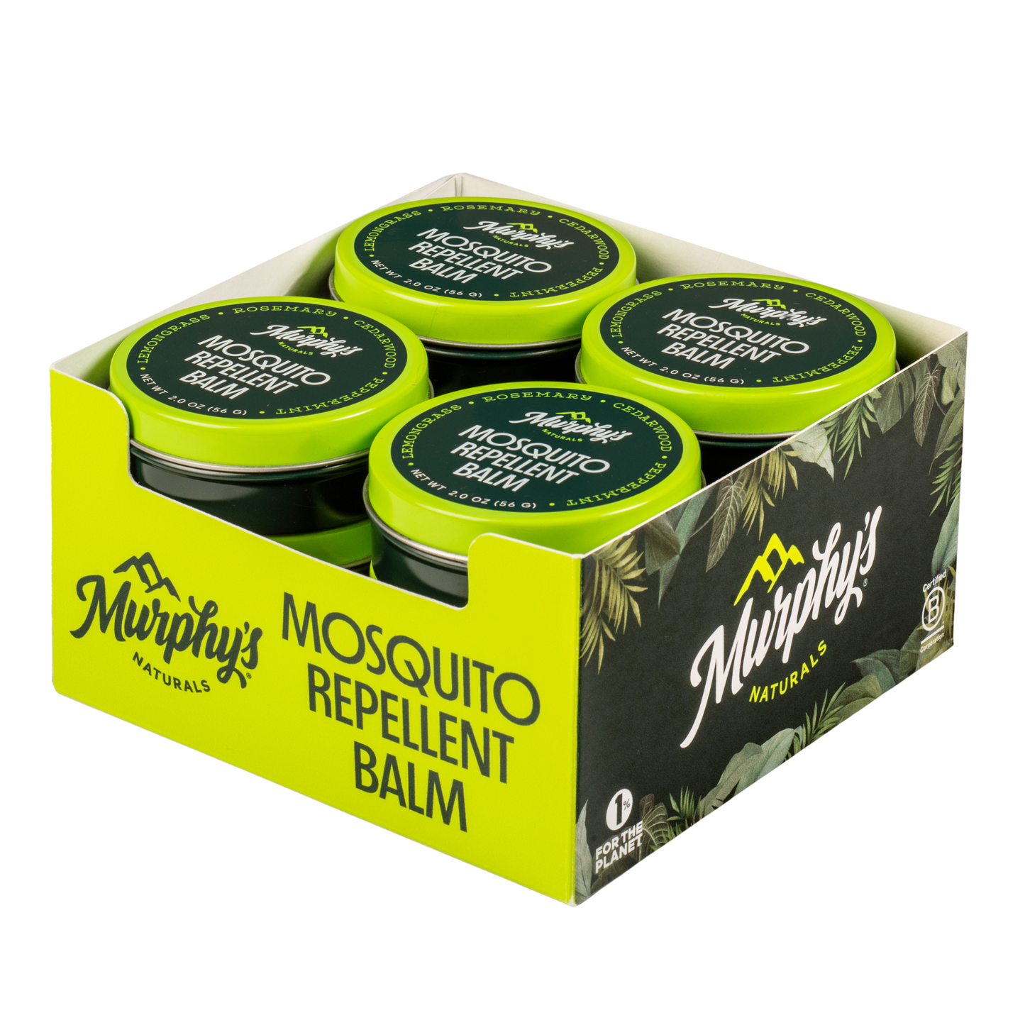 Mosquito Repellent Balm Tin (2oz) - Display of 12