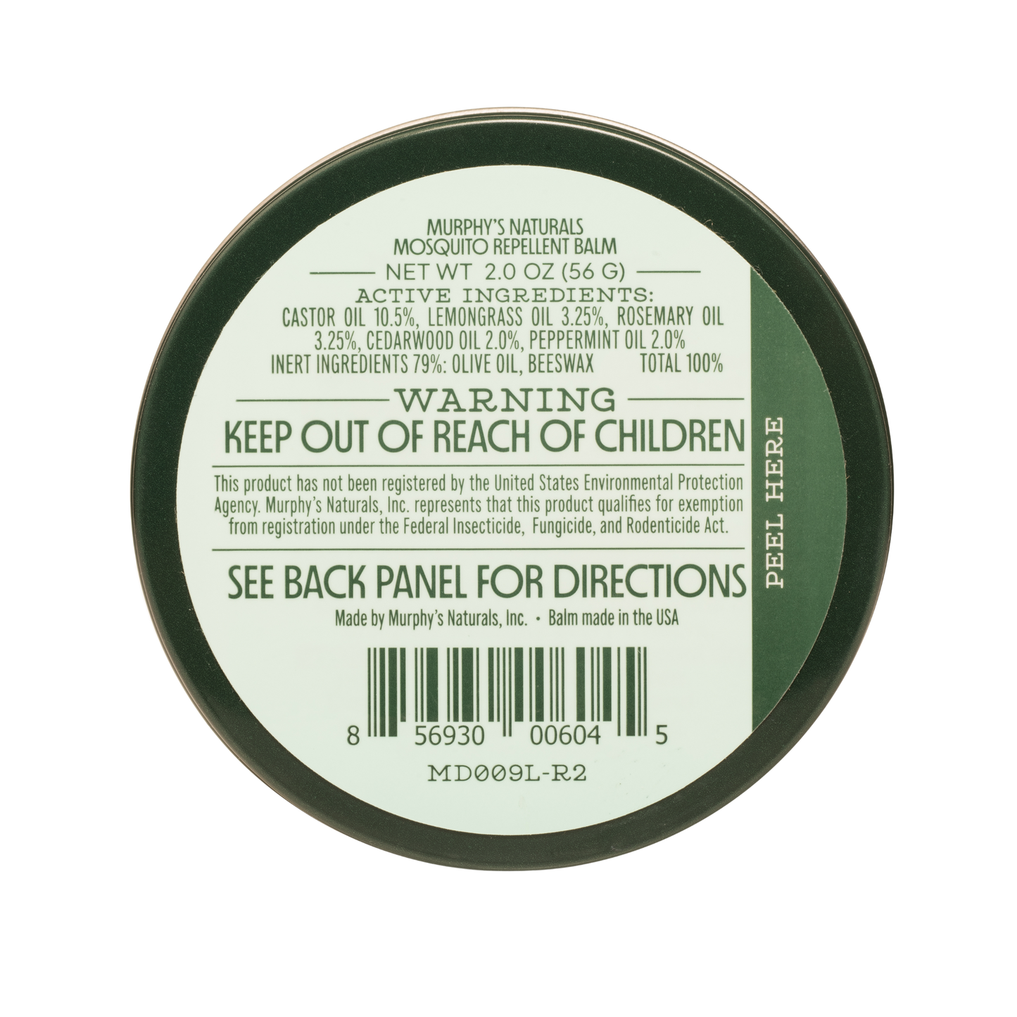 Mosquito Repellent Balm Tin (2oz) - Display of 12