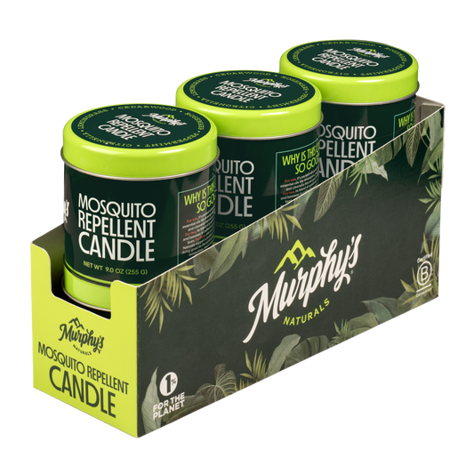 Mosquito Repellent Candle (9oz) - Display of 6