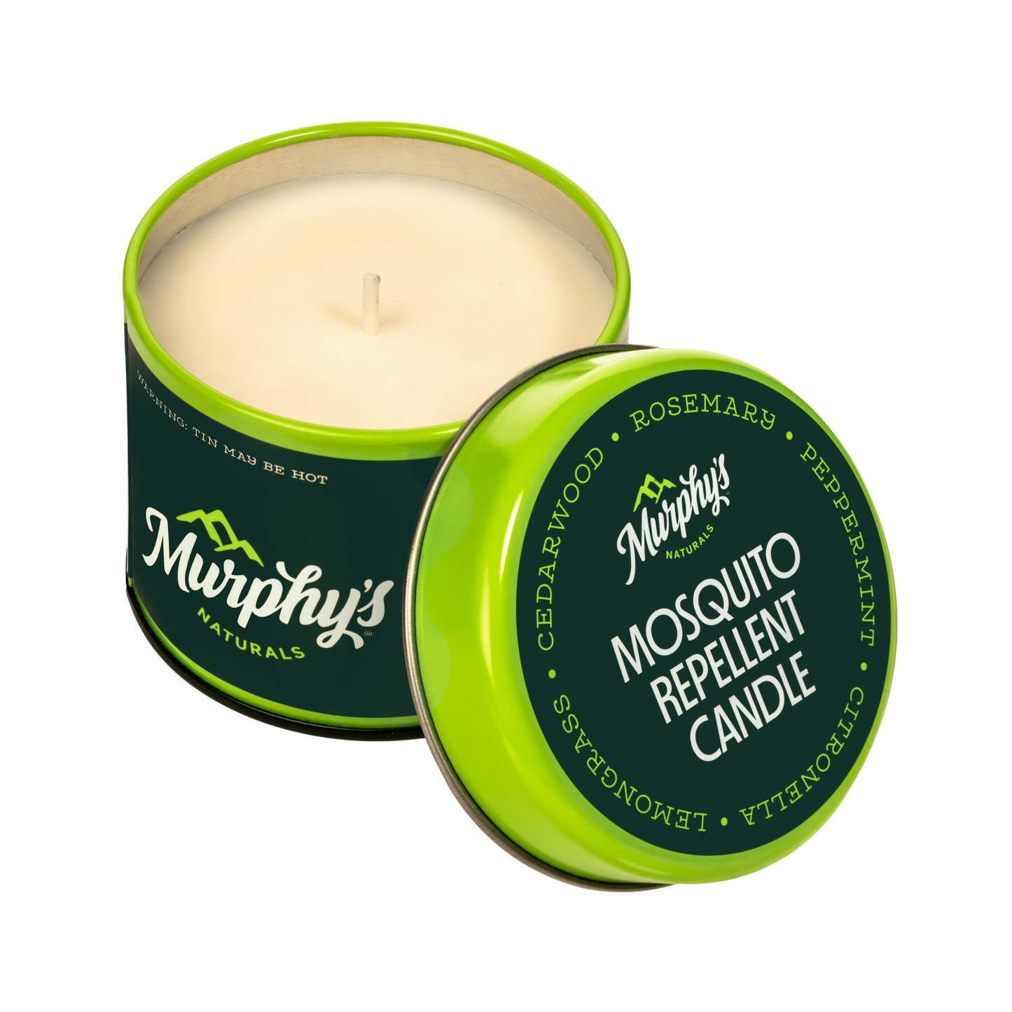 Mosquito Repellent 3.5oz Mini Candles - Display of 6