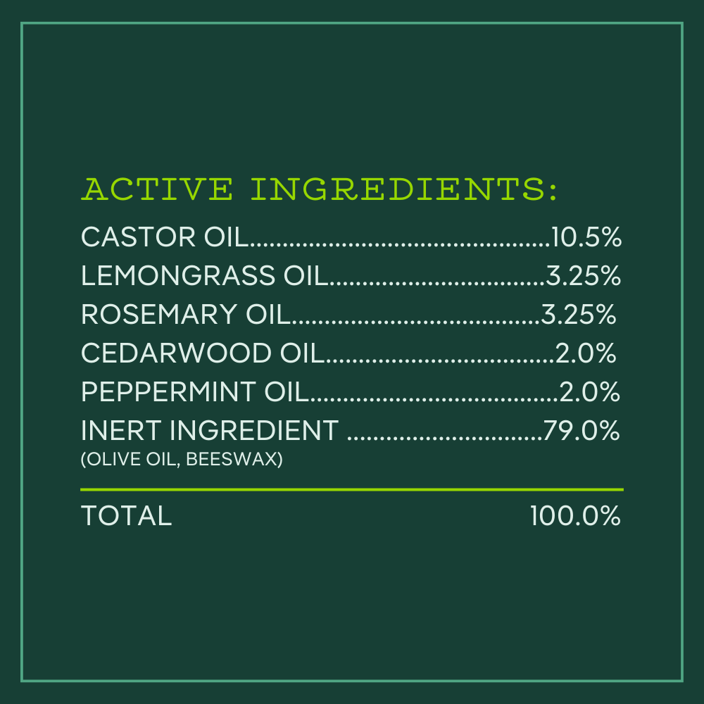 Mosquito Repellent Balm Tin (2oz) - Display of 12
