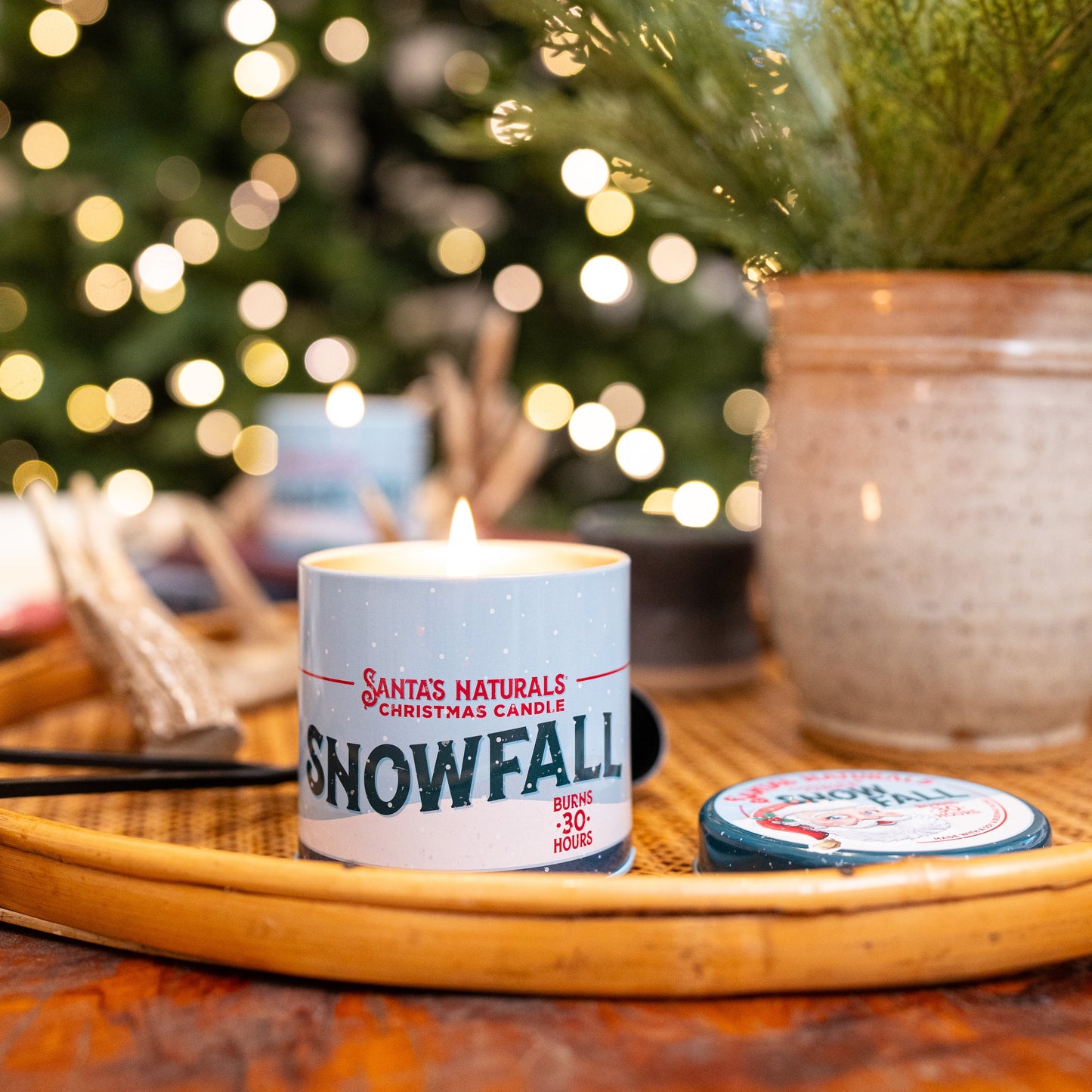 Santa's Naturals Snow Fall 9oz Candle Case of 6