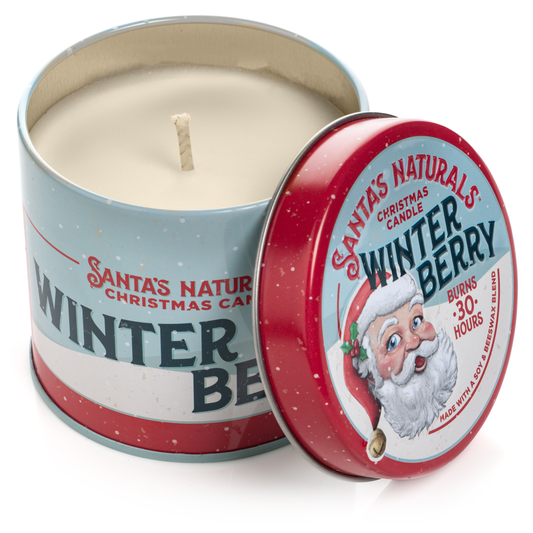 Santa's Naturals Winter Berry 9oz Candles Case of 6