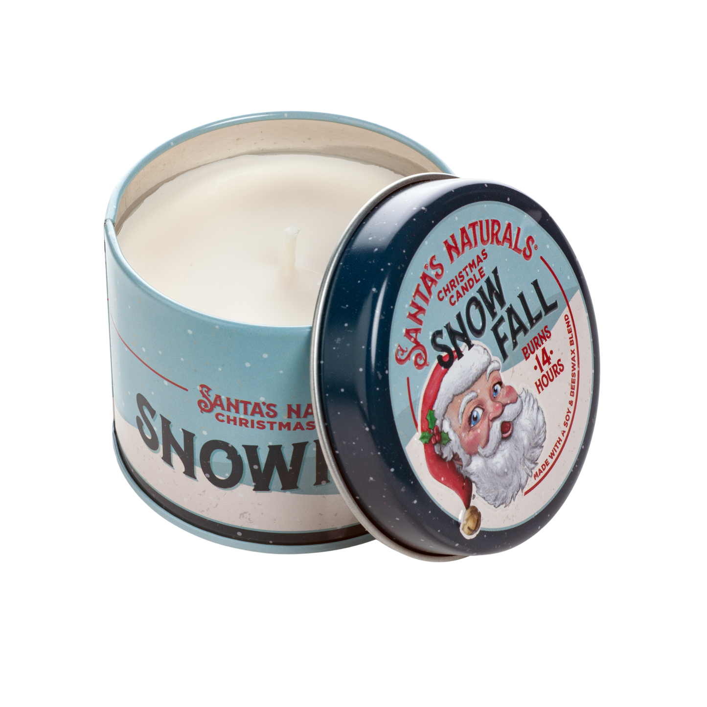 Santa's Naturals Snow Fall 3.5oz Mini Trio Candle Set