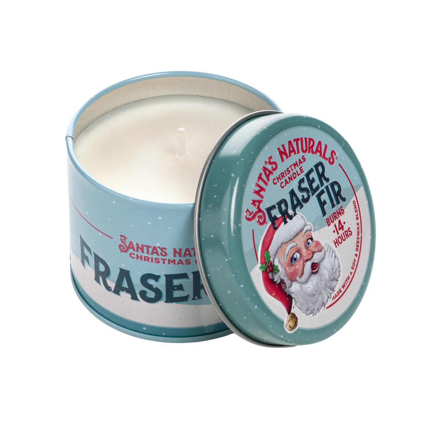 Santa's Naturals Fraser Fir 3.5oz Mini Trio Candle Set