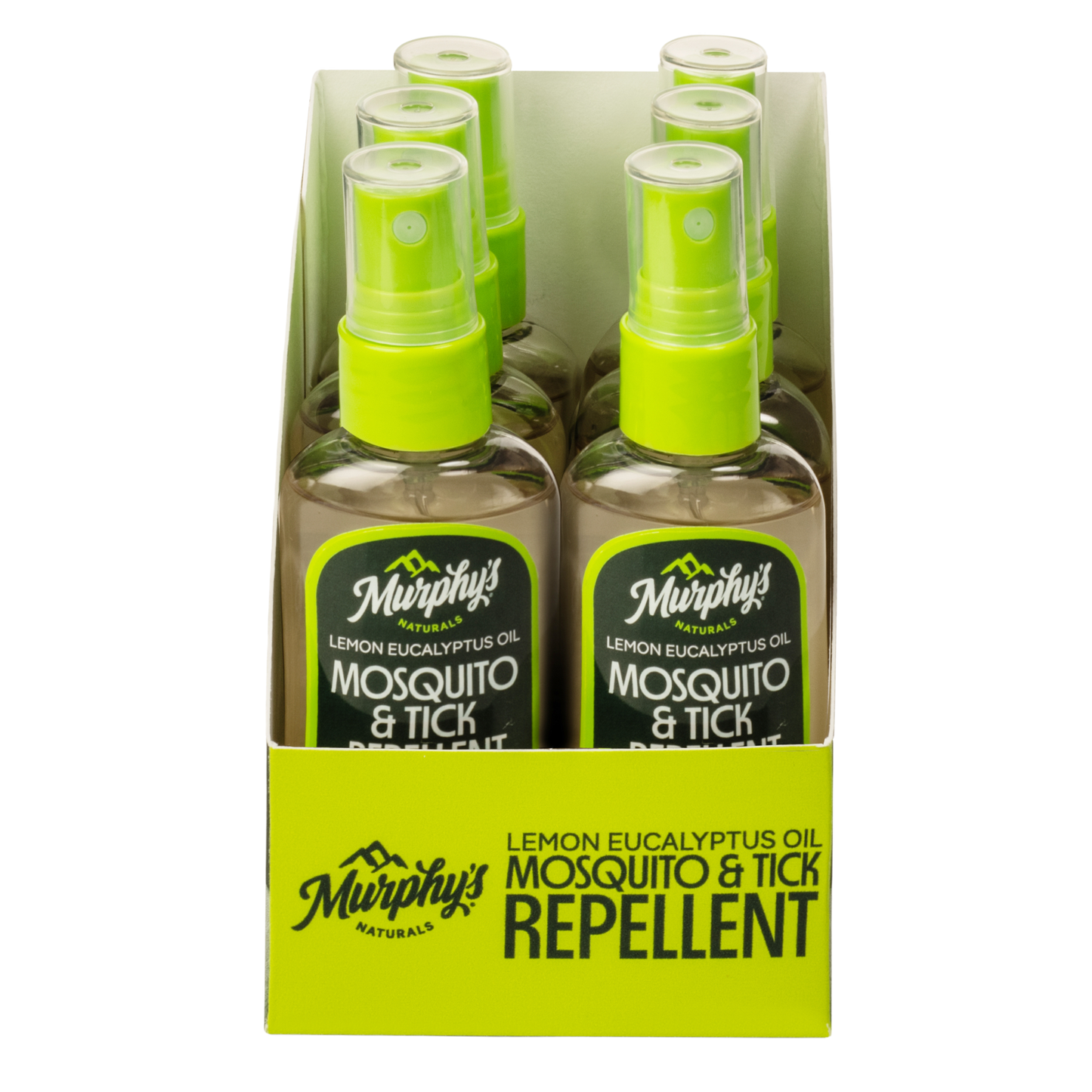 Lemon Eucalyptus Oil Mosquito and Tick Repellent Spray (2oz) - Display of 6