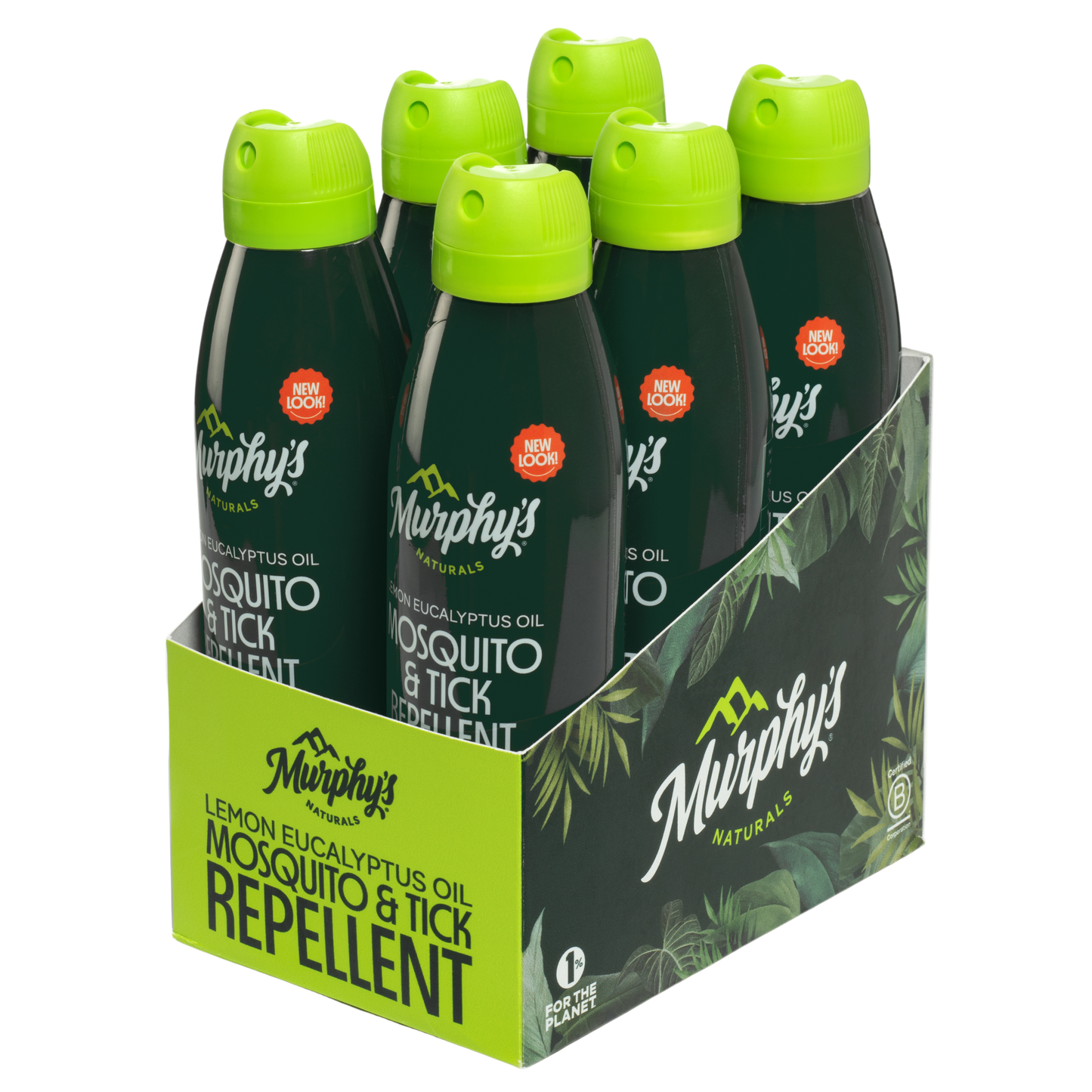 Lemon Eucalyptus Oil Mosquito & Tick Repellent Mist (6oz) - Display of 6