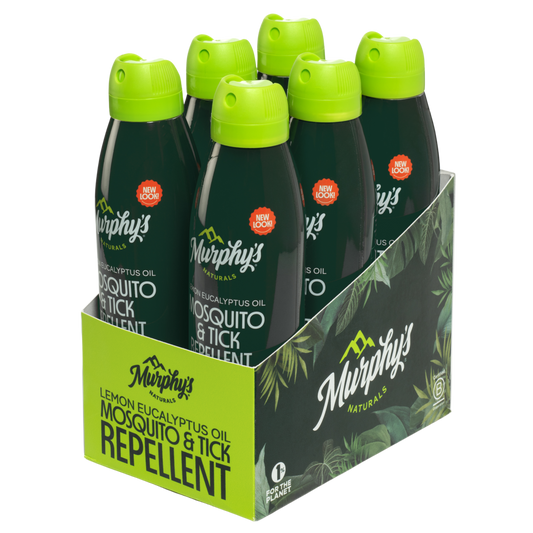 Lemon Eucalyptus Oil Mosquito & Tick Repellent Mist (6oz) - Display of 6