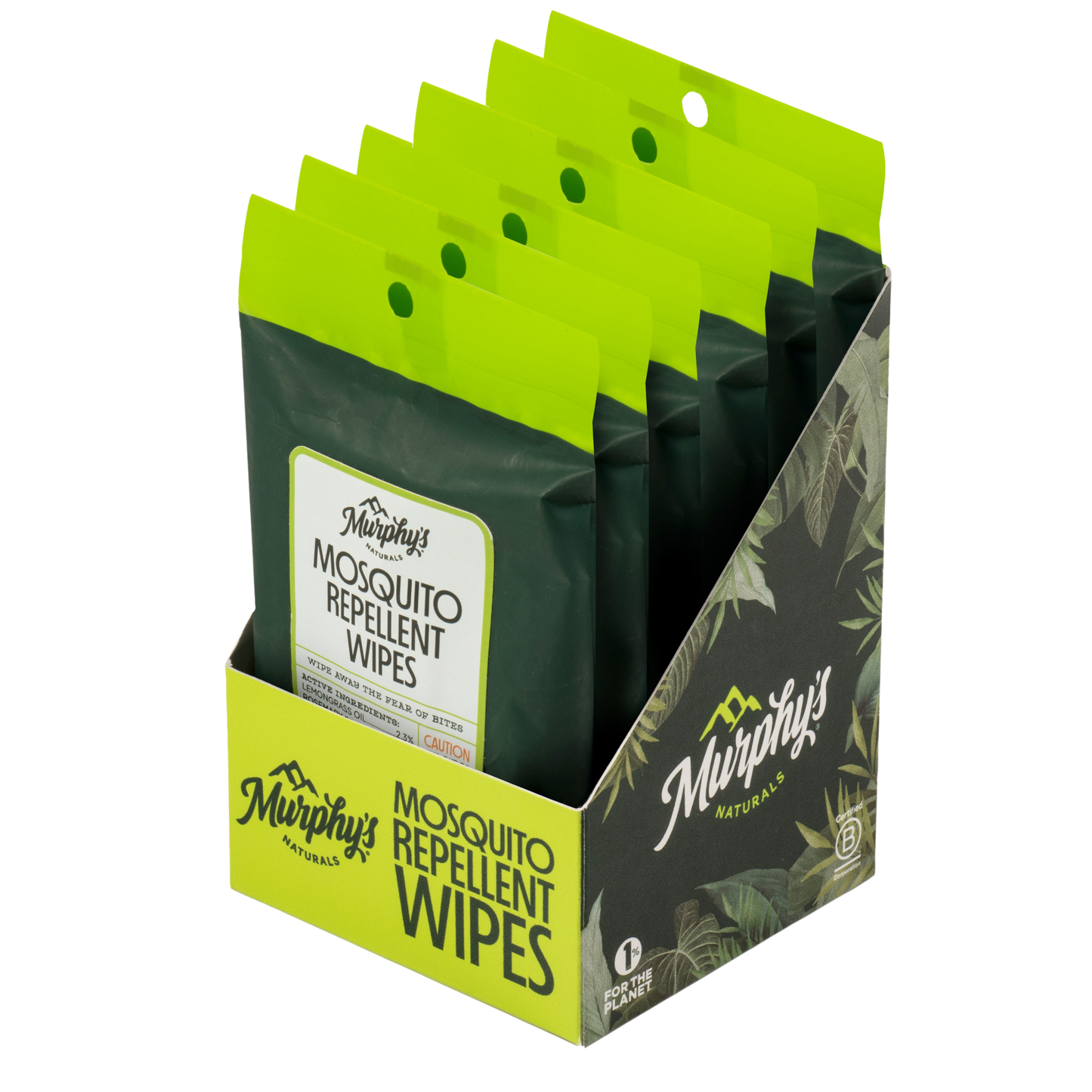 Mosquito Repellent Wipes (10ct) - Display of 6