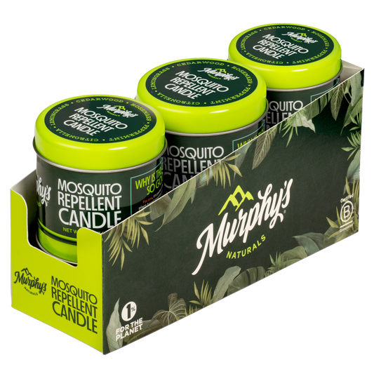 Mosquito Repellent 3.5oz Mini Candles - Display of 6