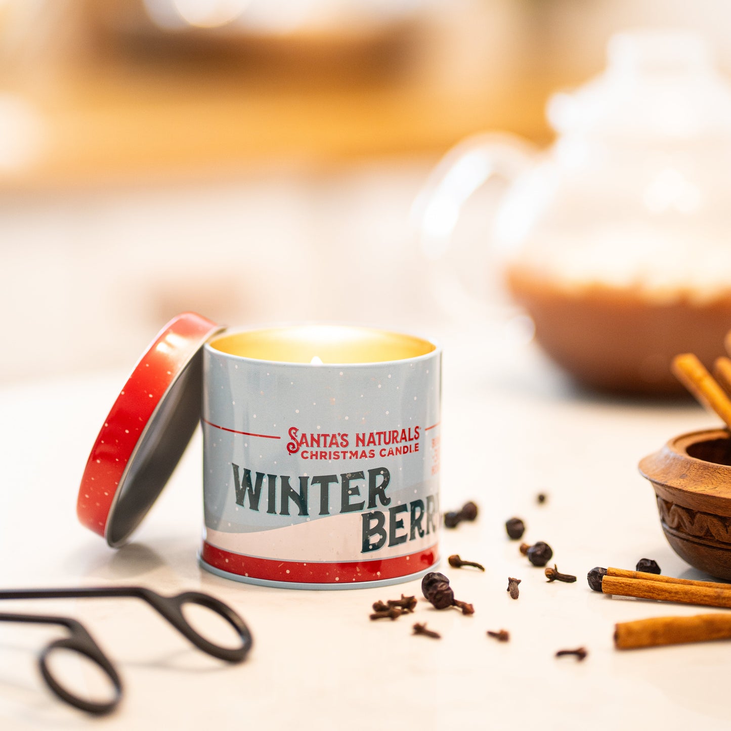 Santa's Naturals Winter Berry 9oz Candles Case of 6