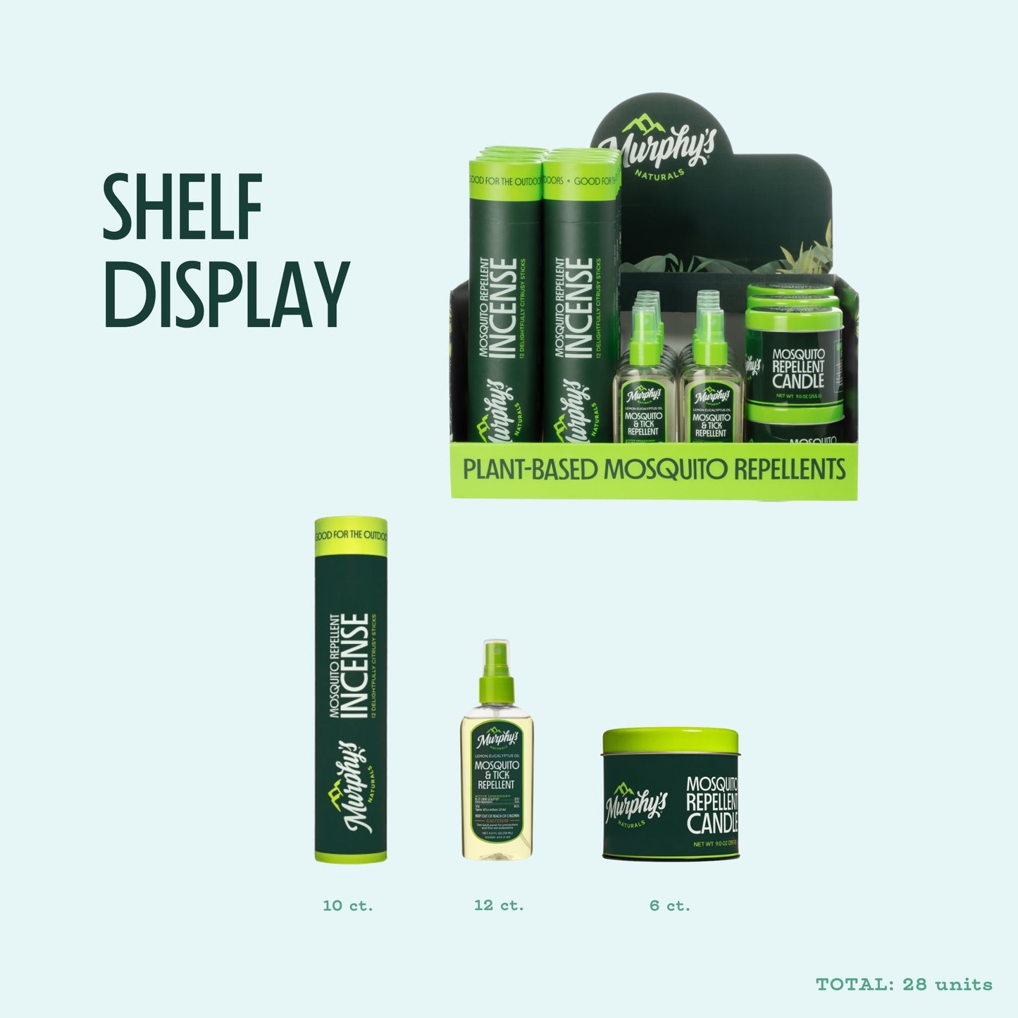 Murphy's Naturals Shelf Display (28 Units)