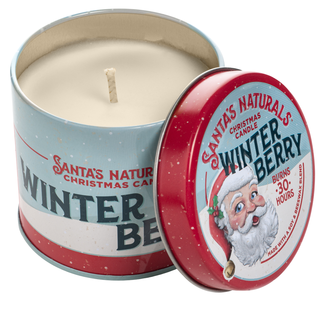 Santa's Naturals Winter Berry 9oz Candles Case of 6