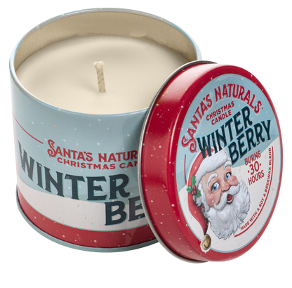 Santa's Naturals Winter Berry 9oz Candles Case of 6