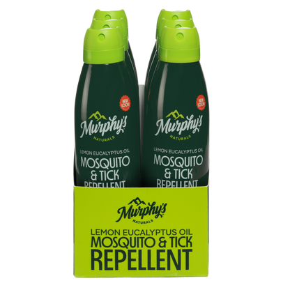 Lemon Eucalyptus Oil Mosquito & Tick Repellent Mist (6oz) - Display of 6