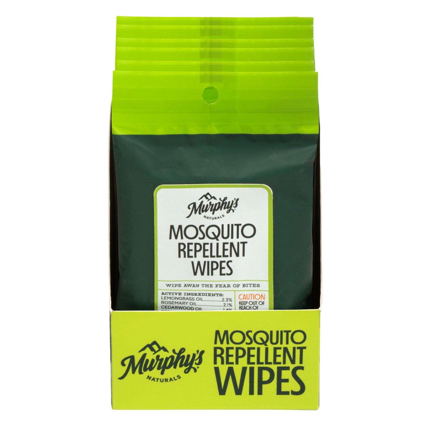 Mosquito Repellent Wipes (10ct) - Display of 6