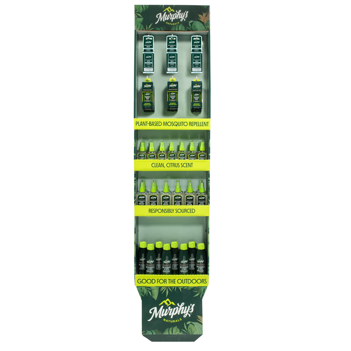 Murphy's Naturals Side Cap/ Floor Display (68 Units)
