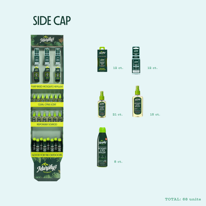 Murphy's Naturals Side Cap/ Floor Display (68 Units)